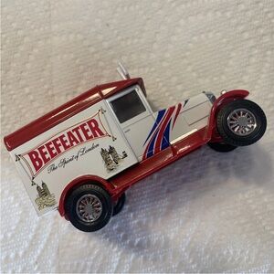 Beefeater Red and White Toy Truck